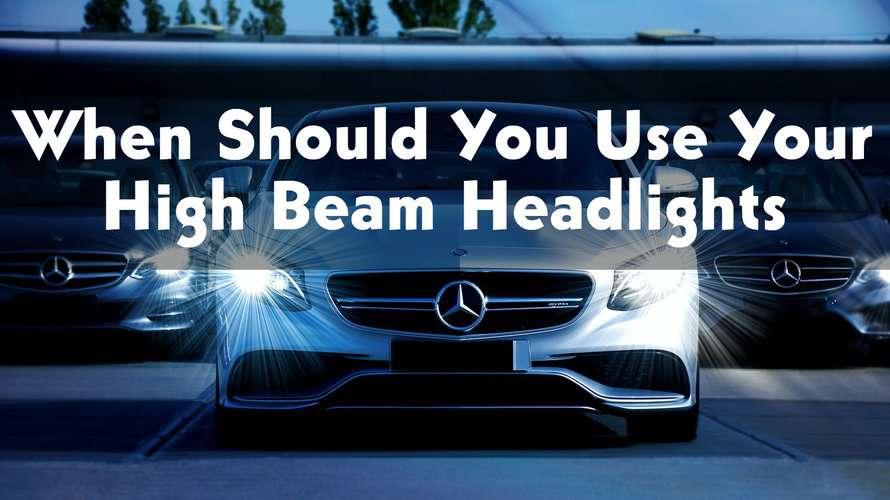 When Should You Use Your High Beam Headlights